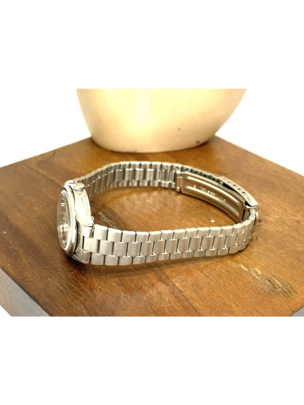 Seiko Womens Watch 2A23-0290 Vintage Quartz Day Date Silver Stainless Steel 23mm - Picture 10 of 15